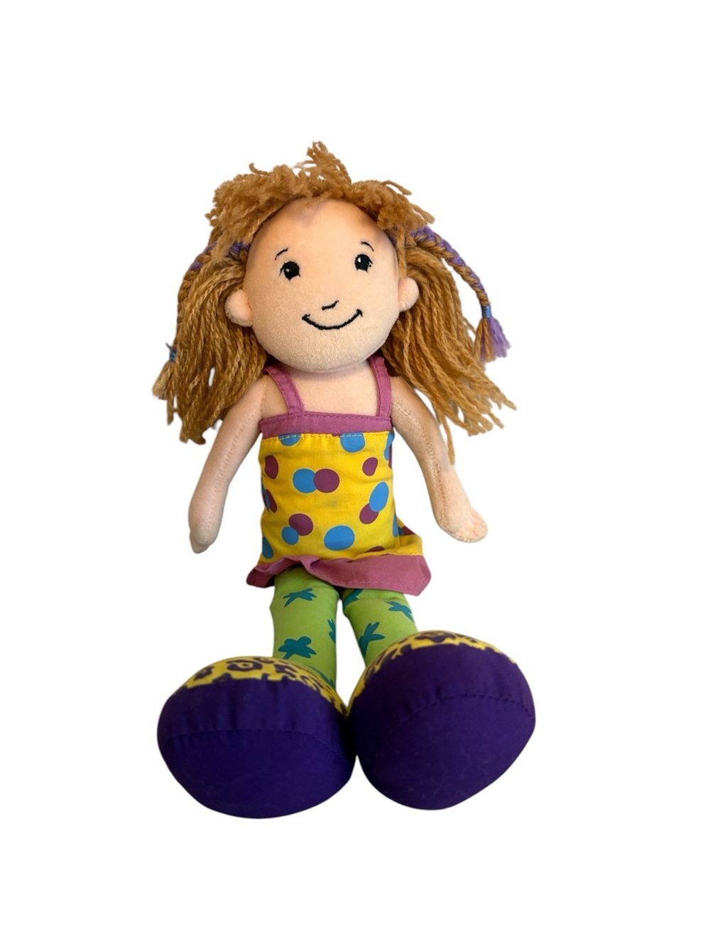 Vintage Groovy Girls Siri Doll 2001 Manhatten Toys Embroidered Face Yarn Hair